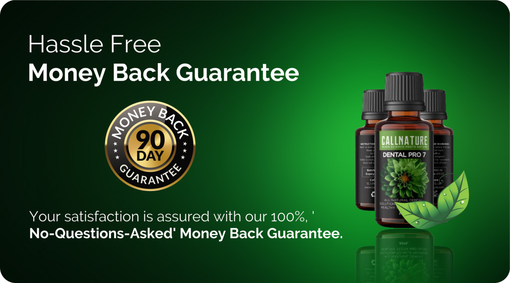 Dental Pro 7 money-back guarantee