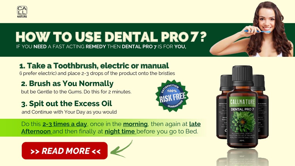 Dental Pro 7 Instructions
